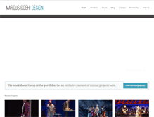 Tablet Screenshot of marcusdoshi.com